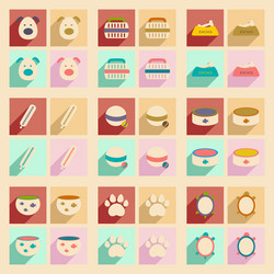 flat with shadow concept and mobile application vector image
