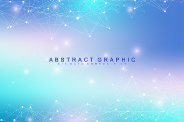Molecular Data Network vector image