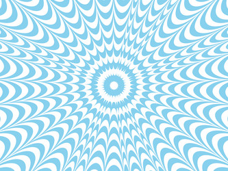 psychedelic optical illusion with circular line vector image