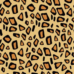 Leopard seamless texture imitation Royalty Free Vector Image