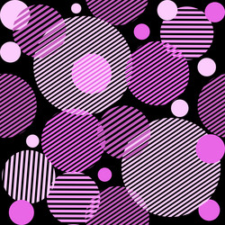 Purple abstract background with circles vector