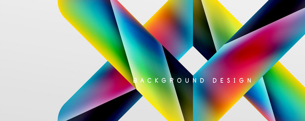 triangle fluid color gradient abstract background vector image