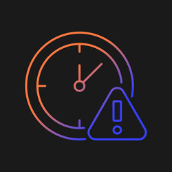 do not use for long time gradient manual label vector image