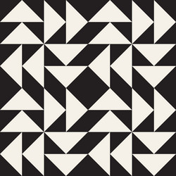 seamless pattern repeating geometric elements vector image