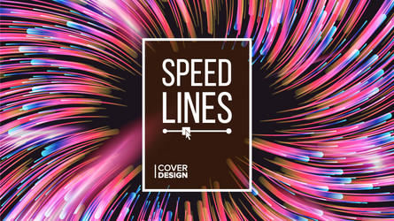 Dynamic Speed Lines - Abstract Effect vector image