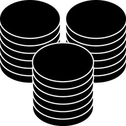 multitier layered icon for computing or generic vector image