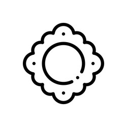 frame icon thin linear style design isolated vector image