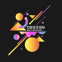 abstract background with simple elements an image vector image