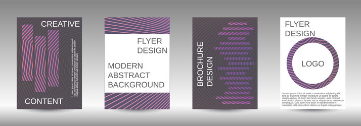 creative backgrounds with abstract gradient linear vector image