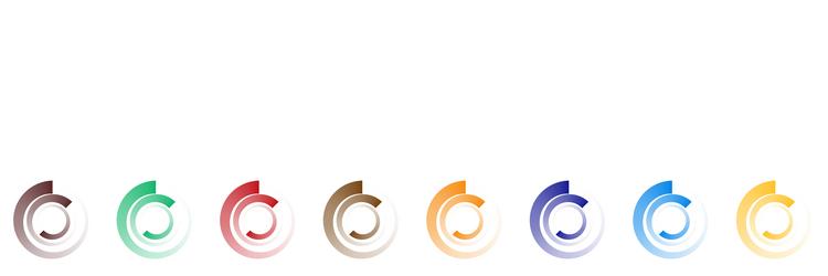 circle preloader buffer shape circular progress vector image