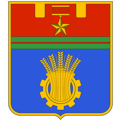 Coat arms volgograd russia vector