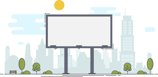 Bus Stop City Royalty Free Vector Image Vectorstock