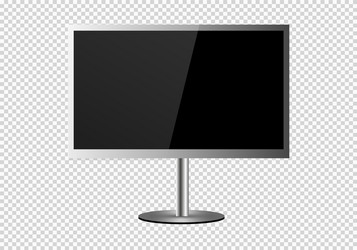 Frame of tv empty led monitor computer vector
