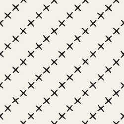 seamless pattern with hand drawn lines abstract vector image
