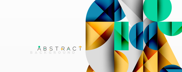 abstract geometric artwork with overlapping vector image