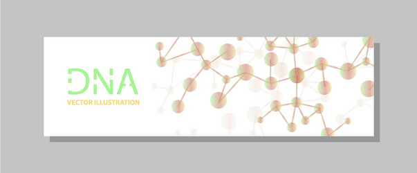 molecular structure with connected lines and dots vector