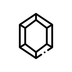 frame icon thin linear style design isolated vector image