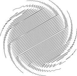 spiral swirl twirl design element with sketchy vector image