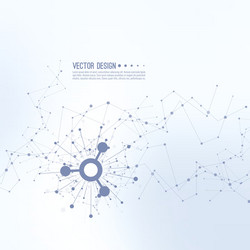 array with dynamic emitted particles vector image