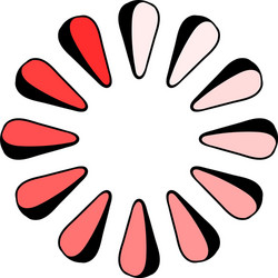 Loading process circular icon cartoon Royalty Free Vector