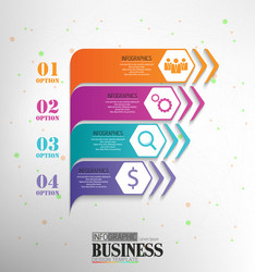 timeline info graphic data visualization design vector image
