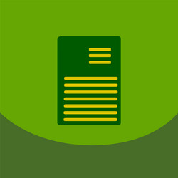 flat style blank realistic notepad notebook vector image