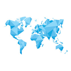 Ocean currents on world map background Royalty Free Vector