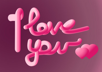 Love you romantic hand drawn lettering text with doodle drawings. 8048885  Vector Art at Vecteezy