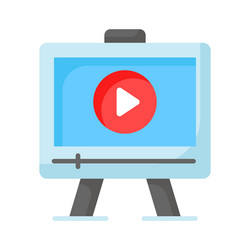 online movie design ready to use in websites vector image