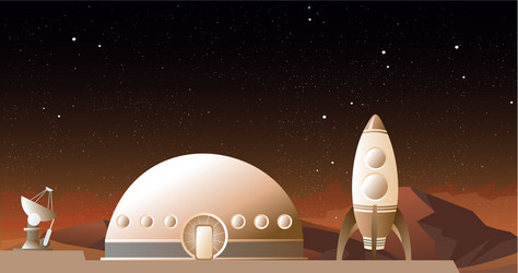 Alien spaceship Royalty Free Vector Image - VectorStock