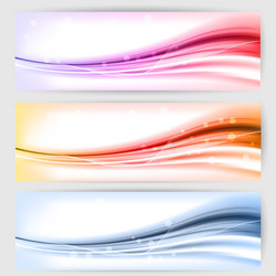 abstract background with waves and lines vector image