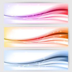 abstract background with waves and lines vector