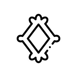 frame icon thin linear style design isolated vector image