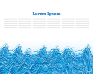 sea waves Vector Image