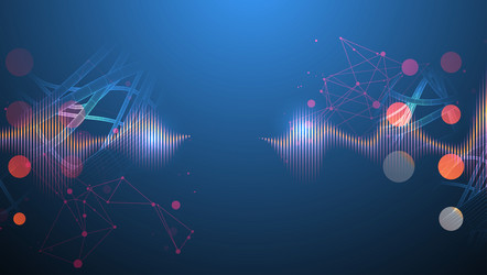 abstract background with a wireframe dynamic vector image