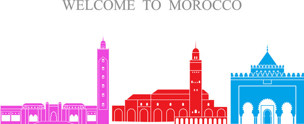 Morocco Display Vector Morocco Royalty Free Vector Image - VectorStock