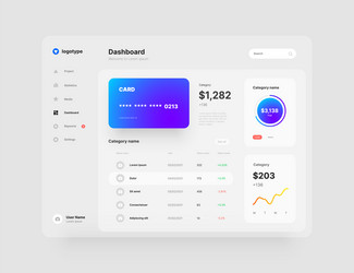 wireframes screens dashboard ui and ux kit design vector image