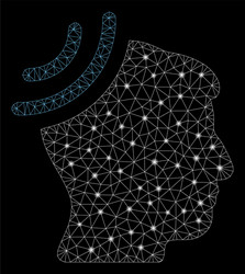Flare mesh 2d radio reception brain with vector