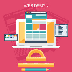 Modern Web Architecture Software vector image