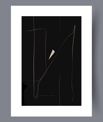 Scandinavian Abstract Print Set vector image