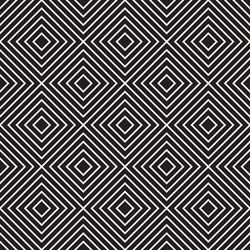 seamless pattern repeating geometric elements vector image