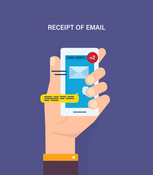 Reading Emails - Modern Communication Vector Image