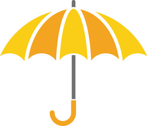 Umbrella symbol icon Royalty Free Vector Image