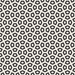 seamless pattern repeating geometric elements vector image