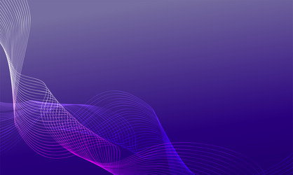 Abstract wave with moving dots flow of particles vector