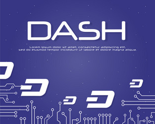 background dash blockchain style collection vector image
