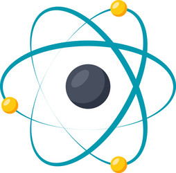Hydrogen atom icon Royalty Free Vector Image - VectorStock