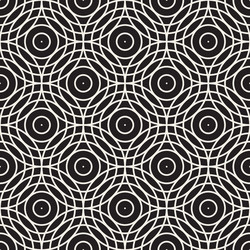 seamless pattern repeating geometric elements vector image