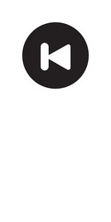 back icon simple sign for web site and mobile app vector image