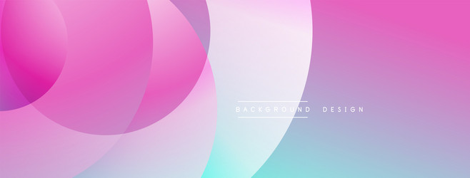 background design with overlapping circular vector image